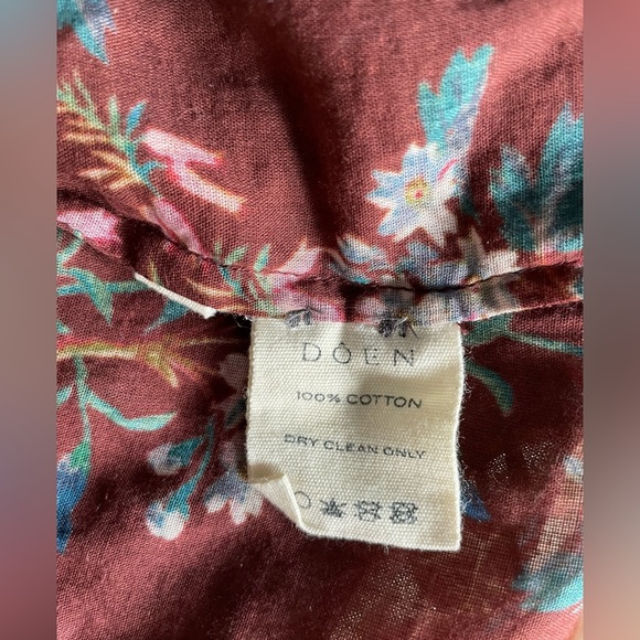 DOEN Floral Tie Geranium Top - Picture 6 of 6